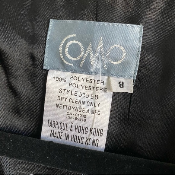 vintage velvet embroidered vest - Picture 15 of 15